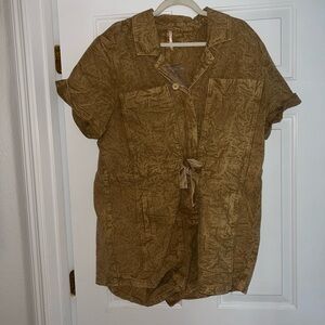 Free People Rhodes Chino Romper